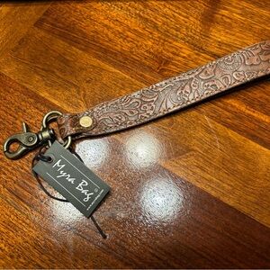 Myra Bag hand tooled Leather Keychain